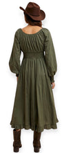 Load image into Gallery viewer, The Dark Olive Midi Dress
