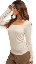 Load image into Gallery viewer, Scarlett Long Sleeve Top- Ecru
