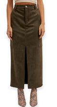 Load image into Gallery viewer, Olivia&#39;s Suede Midi Skirt
