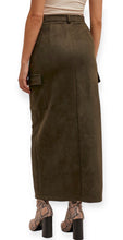 Load image into Gallery viewer, Olivia&#39;s Suede Midi Skirt
