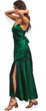 Load image into Gallery viewer, The Jade Satin Maxi Dress 
