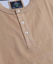 Load image into Gallery viewer, Short Sleeve Henley T-Shirt - Sand
