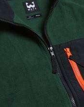 Load image into Gallery viewer,  Jungle Green Full Zip Fleece Jacket
