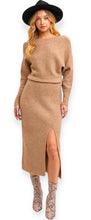 Load image into Gallery viewer, The Enchanting Slit Sweater Dress
