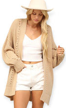 Load image into Gallery viewer, Snuggle Puff Cardigan
