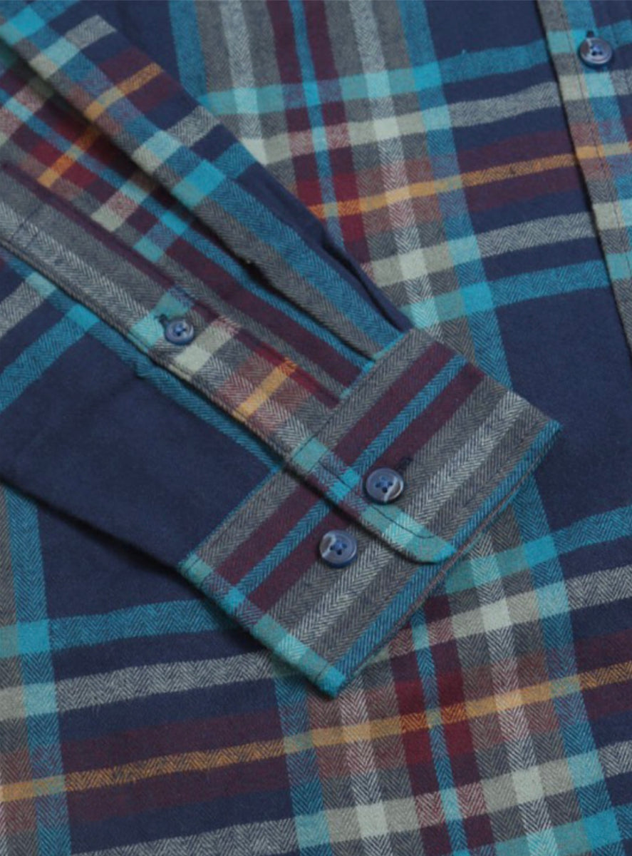 Moody Blue Flannel Shirt – Cypress Boutique Monterey