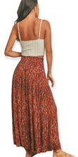 Load image into Gallery viewer, Rust/Olive Ethnic Print Maxi Skirt
